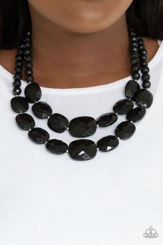 Paparazzi Jewelry Necklace Resort Ready - Black