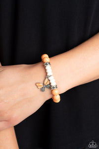 Paparazzi Jewelry Bracelet Bold Butterfly - Orange