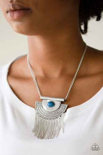 Paparazzi Jewelry Necklace When in ROAM Blue