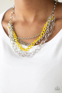 Paparazzi Jewelry Necklace Color Bomb - Yellow