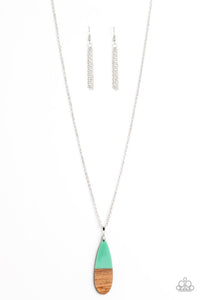 Paparazzi Jewelry Necklace Going Overboard - Green