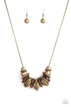 Load image into Gallery viewer, Paparazzi Jewelry Necklace Metro Mantra - Brass