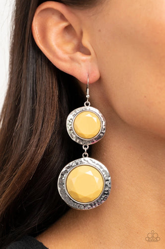 Paparazzi Jewelry Earrings Thrift Shop Stop - Yellow