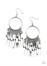 Load image into Gallery viewer, Paparazzi Jewelry Earrings Let GRIT Be! - Silver