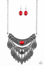 Load image into Gallery viewer, Paparazzi Jewelry Necklace Island Queen - Red